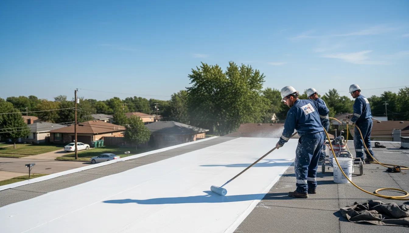 Commercial roof coating in Peninsula, OH near me